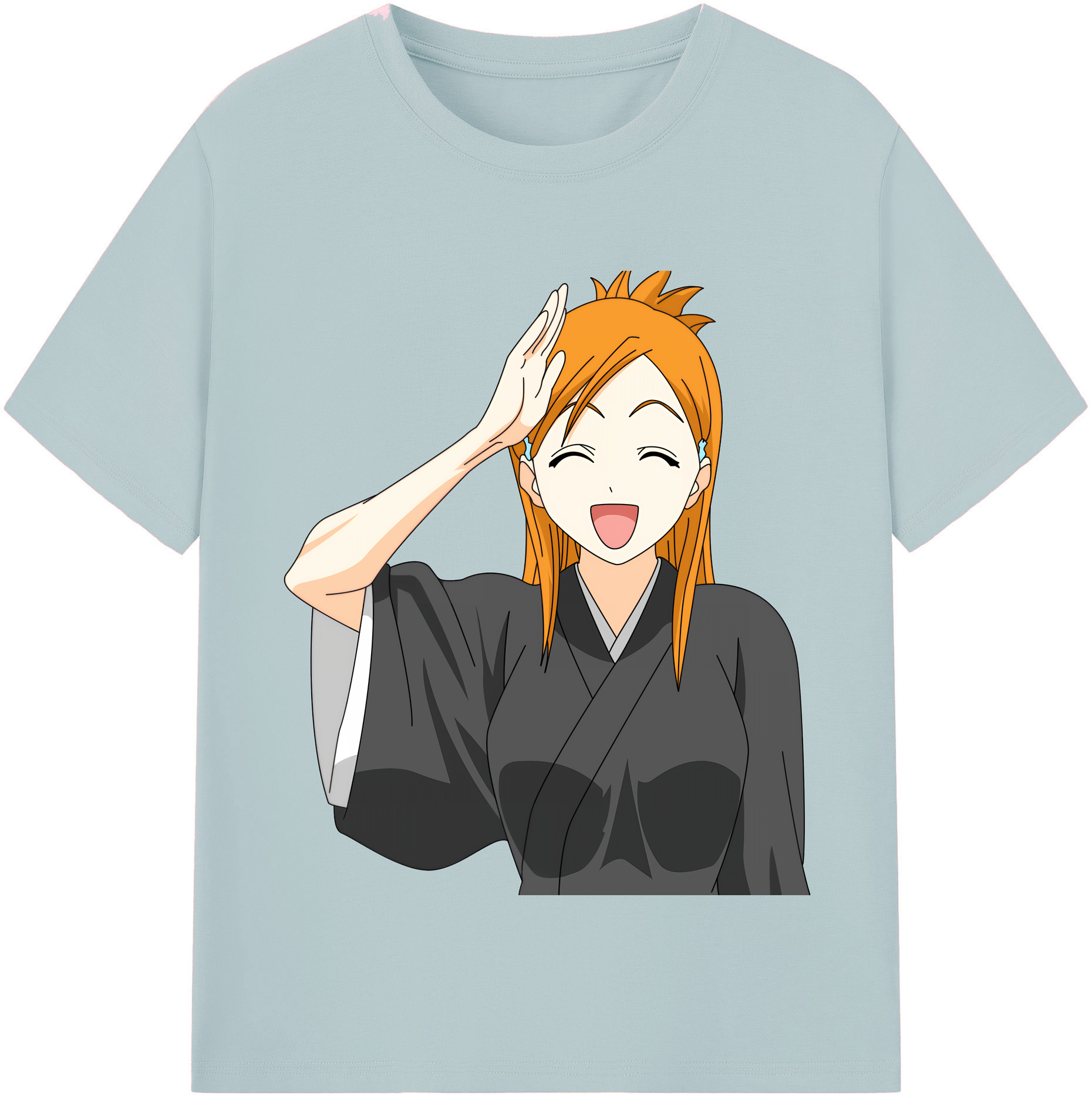 （画像用） ブリーチ 井上織姫（いのうえおりひめ） BLEACH Inoue Orihime 綿100％半袖Tシャツ（フロントプリント）